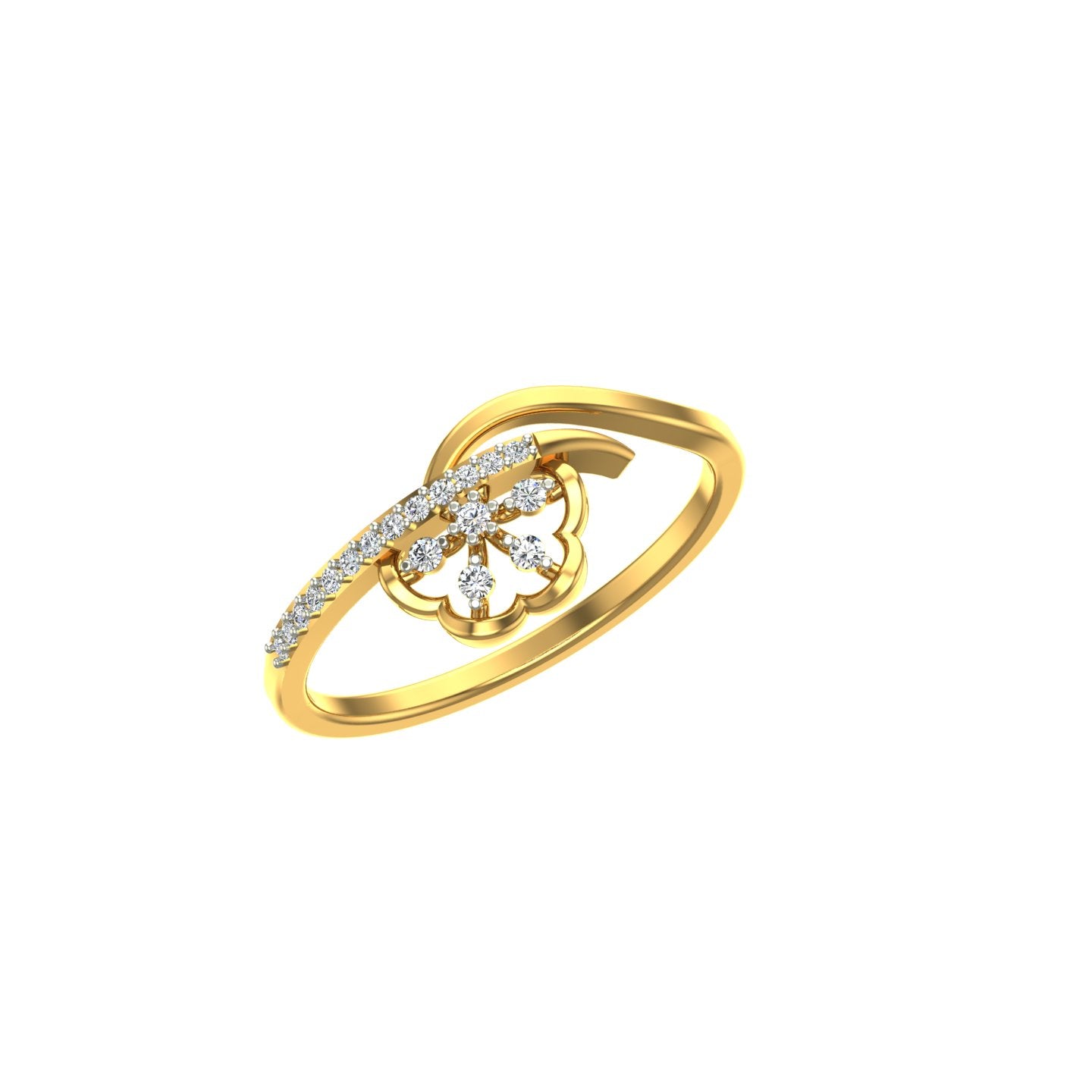 Royal Blossom Diamond Ring