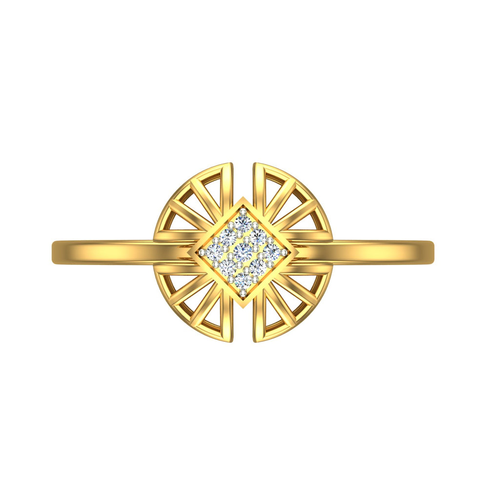 Sunflare Diamond Ring