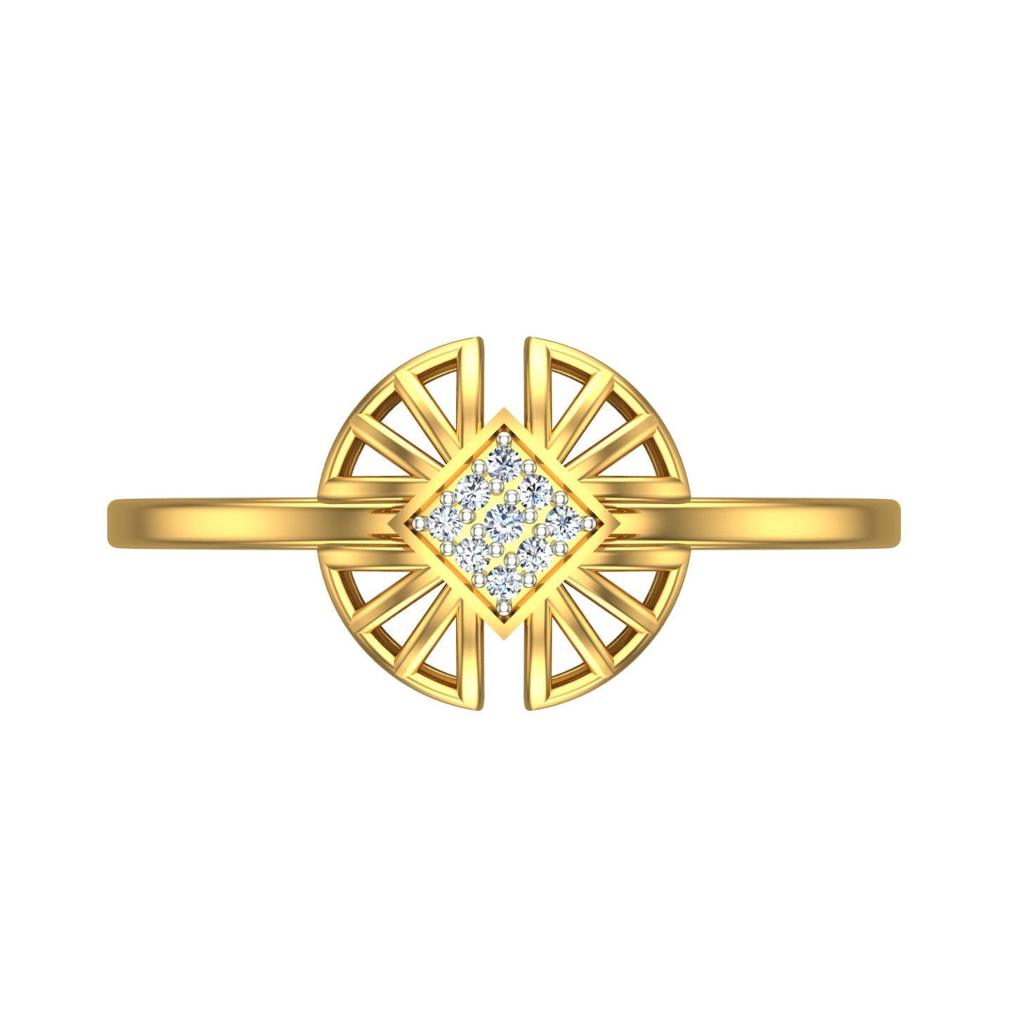 Sunflare Diamond Ring