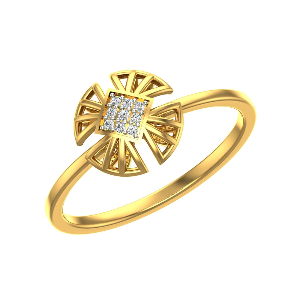Sunflare Diamond Ring