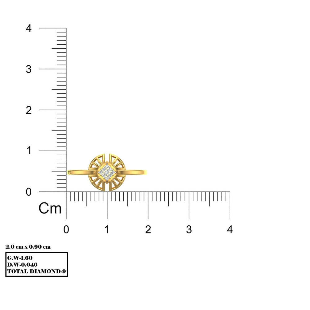 Sunflare Diamond Ring