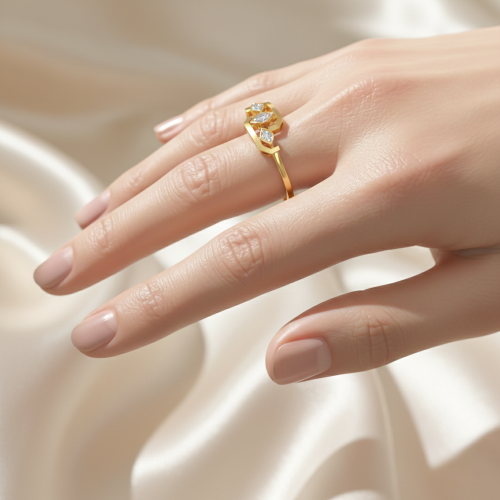 Regal Hexa Bloom Ring