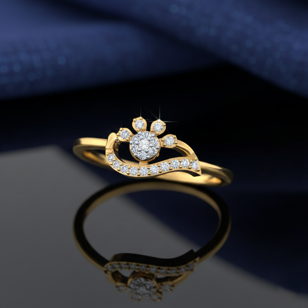 Royal Blossom Diamond Ring