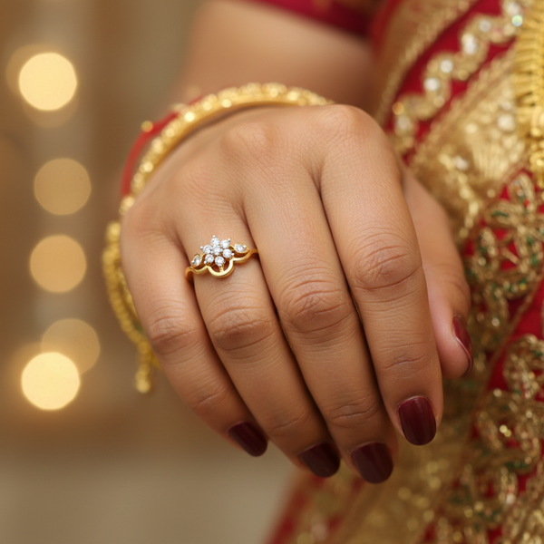 Blooming Grace Diamond Ring hover image