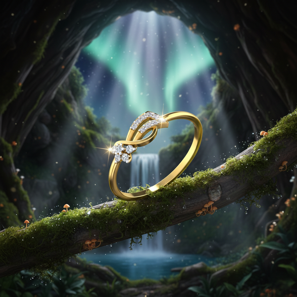 Infinity Bloom Diamond Ring