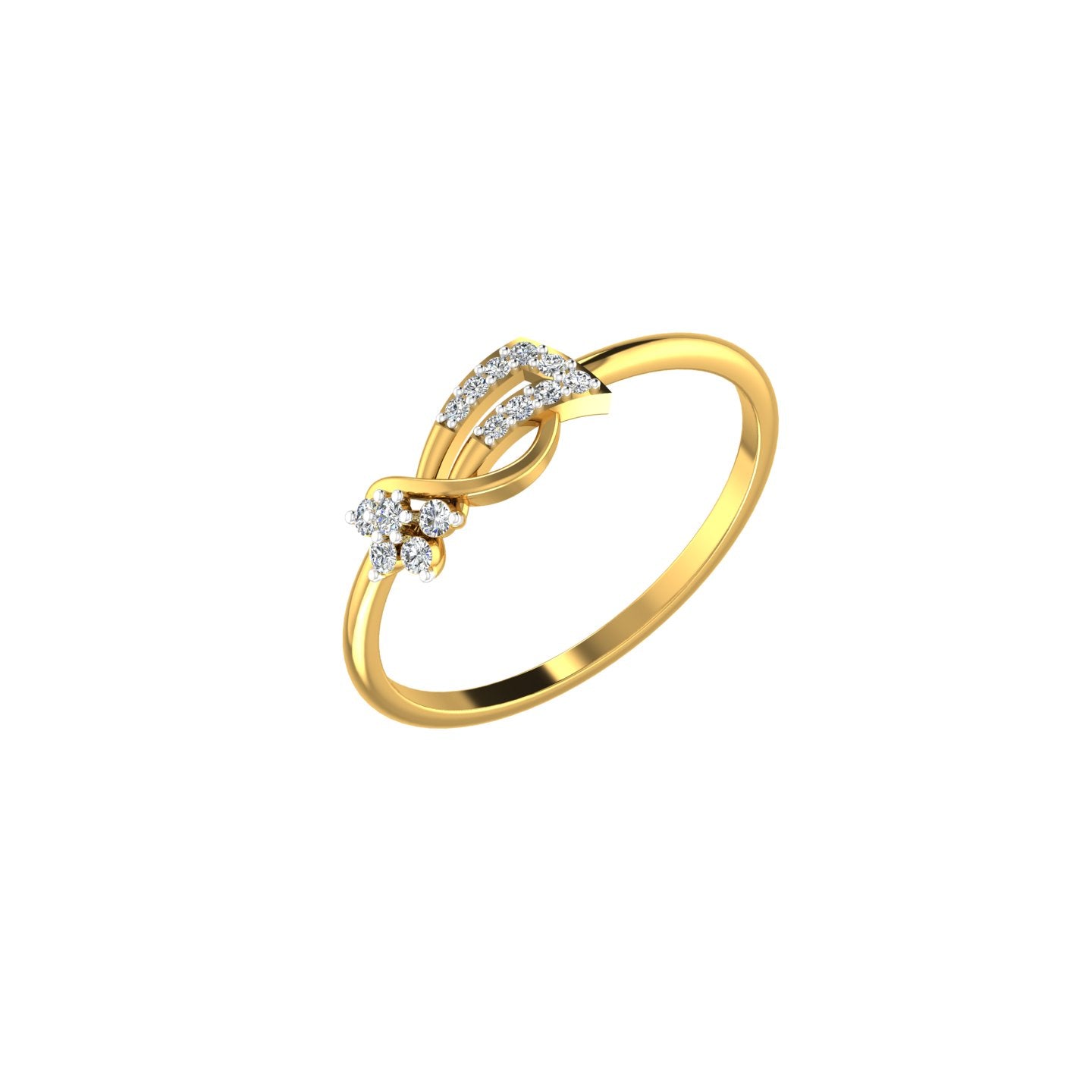 Infinity Bloom Diamond Ring