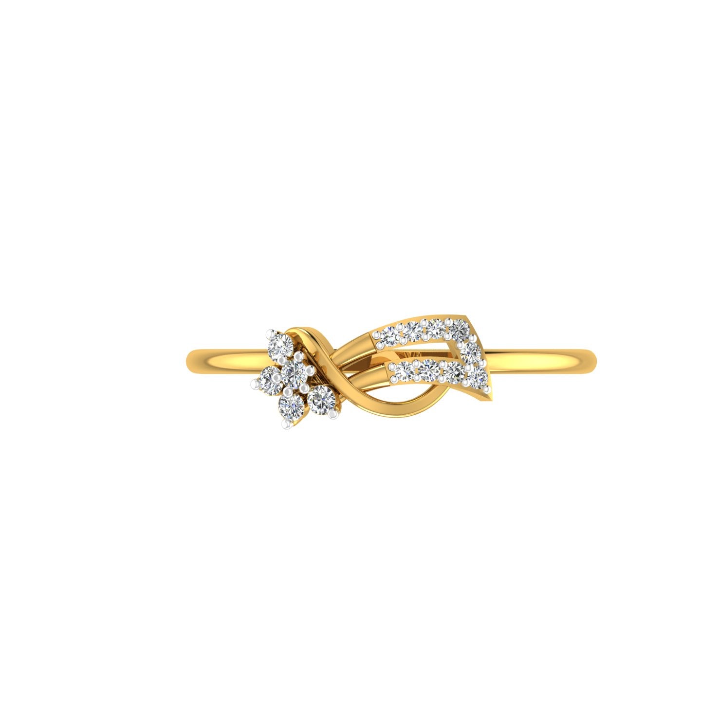 Infinity Bloom Diamond Ring