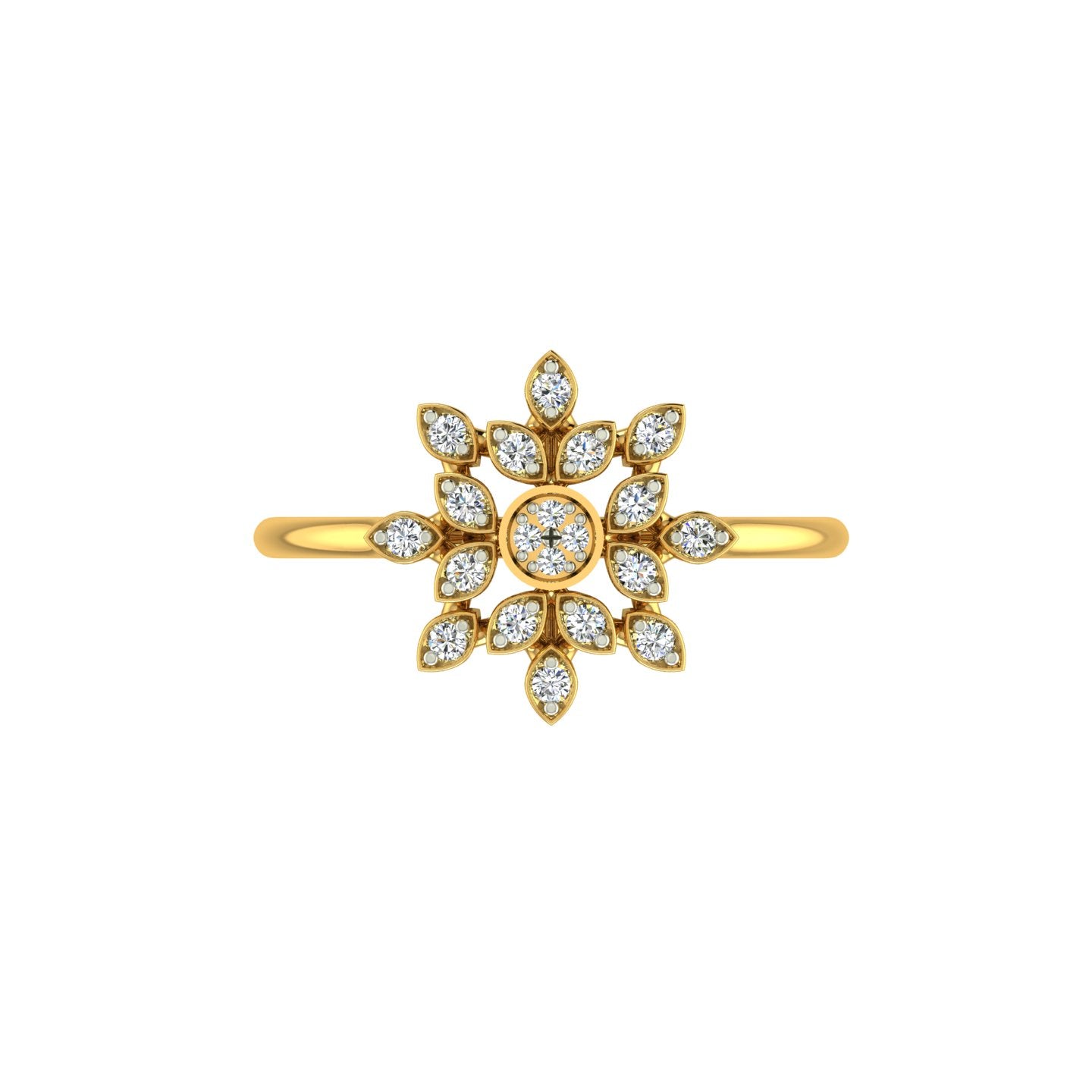 Spring Fling Flower Diamond Ring