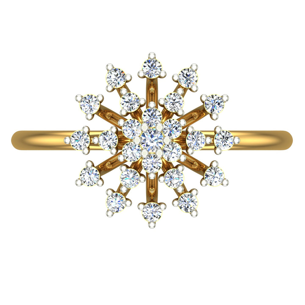 Spring Fling Flower Diamond Ring