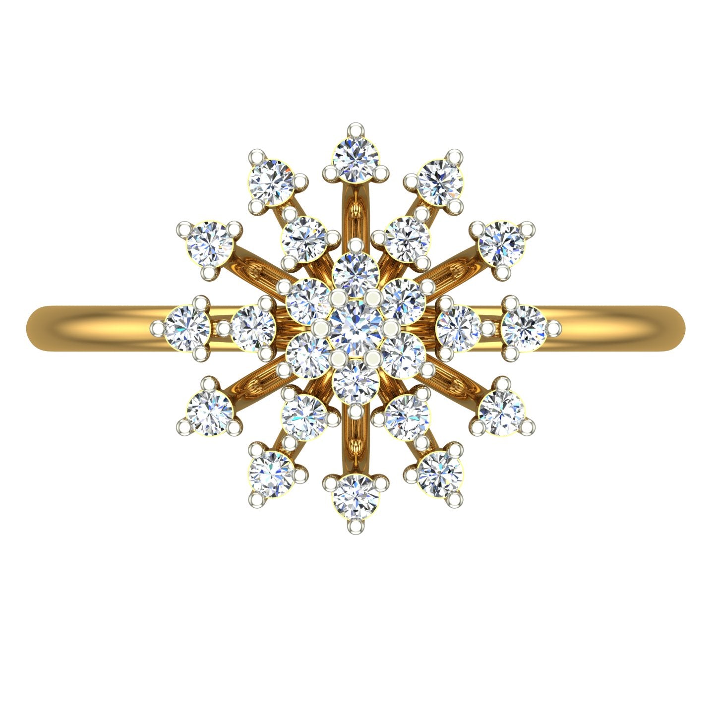 Spring Fling Flower Diamond Ring