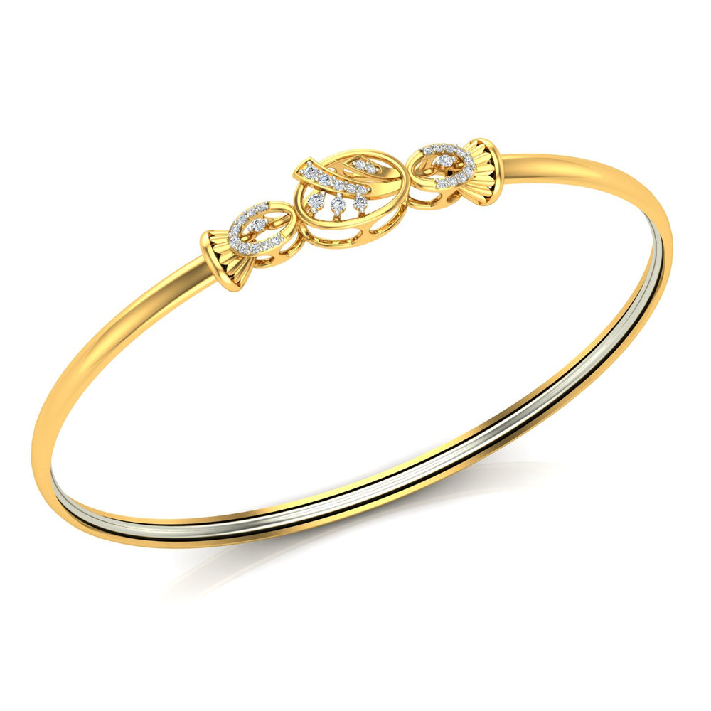 Royal Peacock Diamond Kada