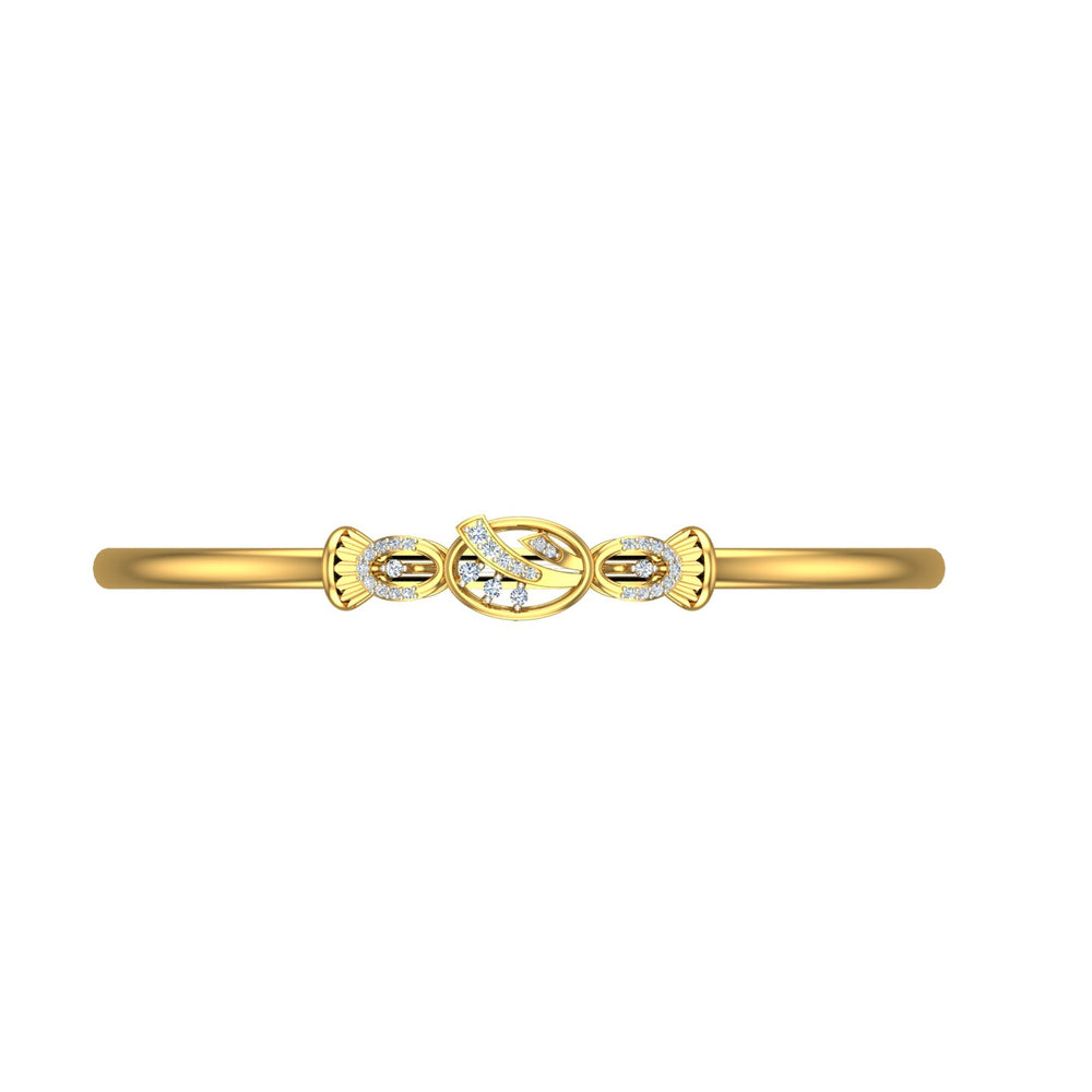 Royal Peacock Diamond Kada
