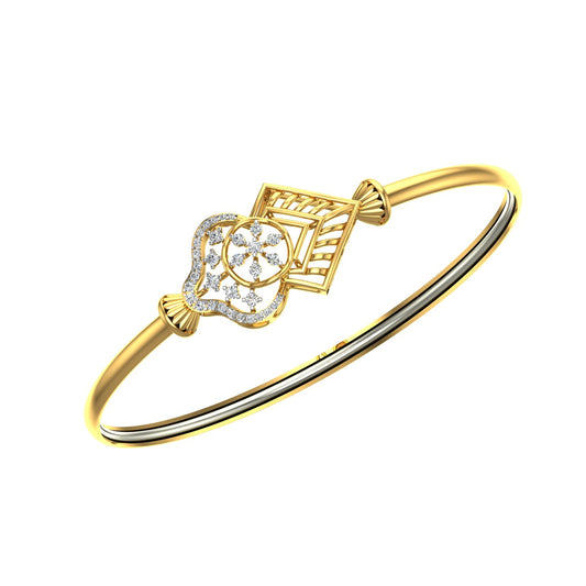 Floral Prism Diamond Kada