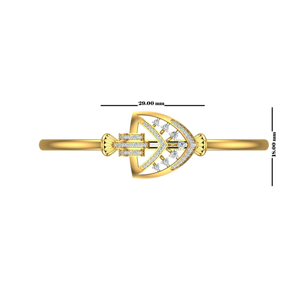Celestial Arrow Diamond Open Kada
