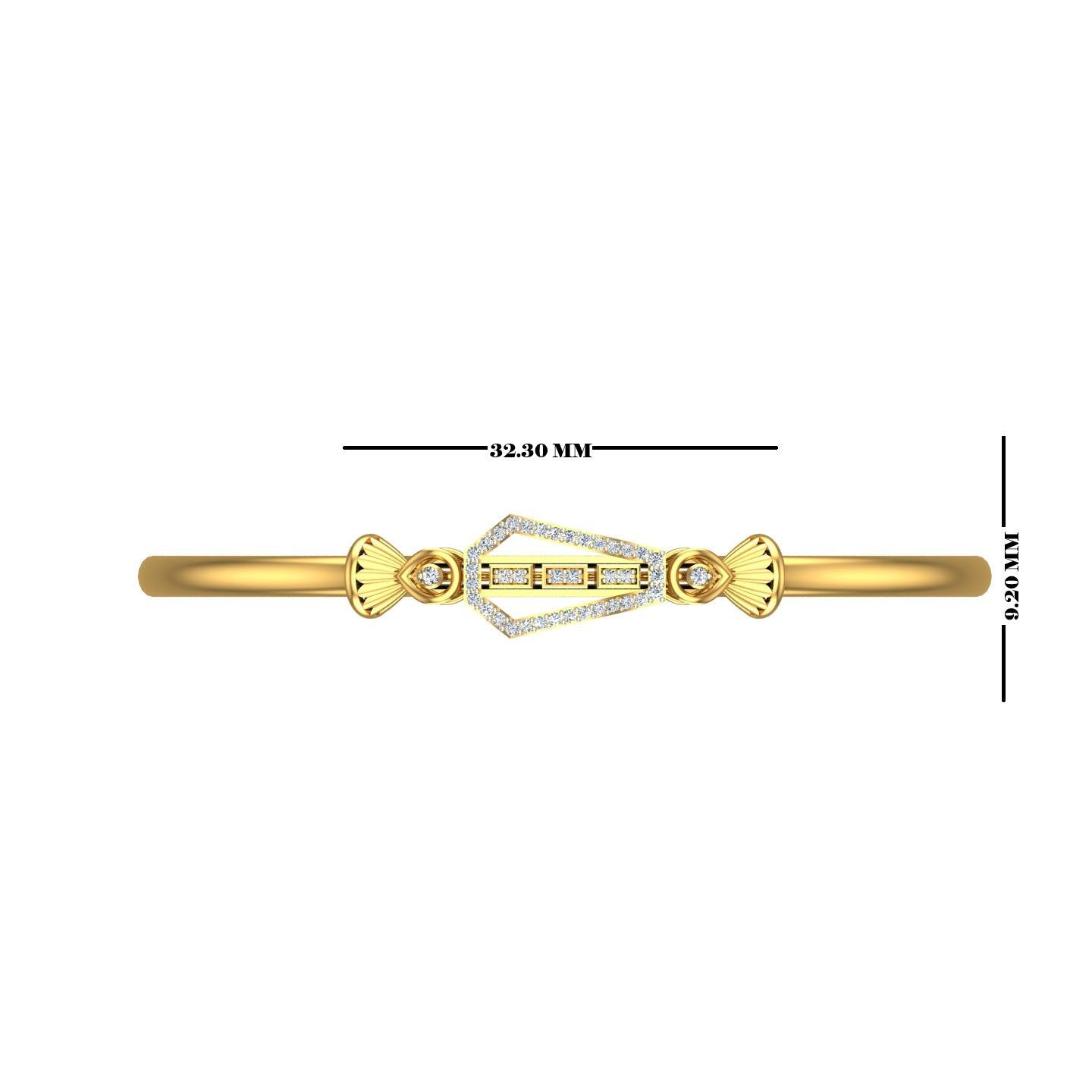 Aurora Hexa Diamond Open Kada