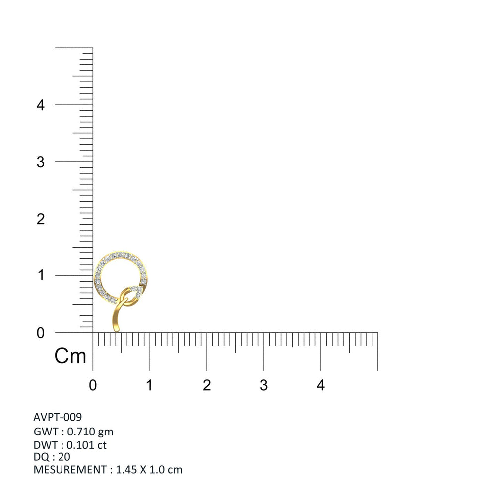 The Majestic "Q" Initial Diamond Pendant
