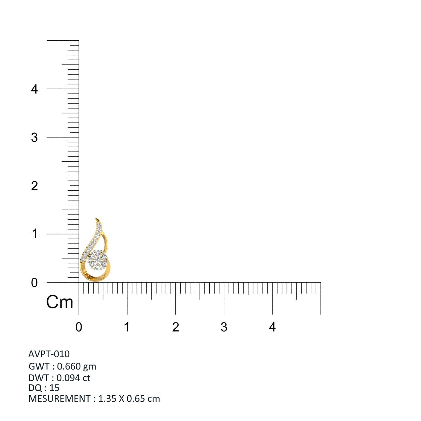 The Celestial Bloom Teardrop Pendant