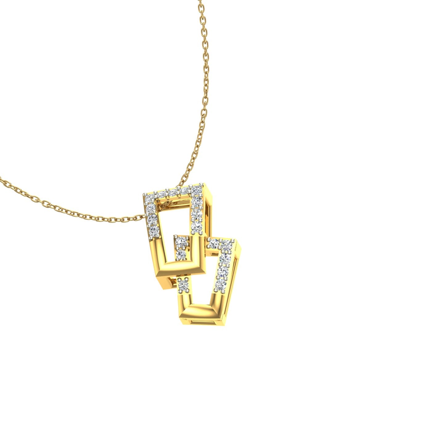 The Geometric Vertex Drop Pendant