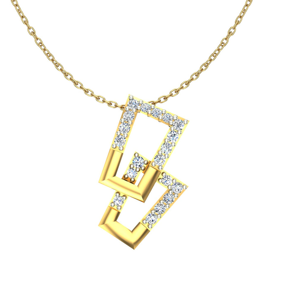 The Geometric Vertex Drop Pendant