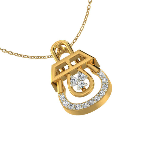 The Imperial Padlock Diamond Pendant