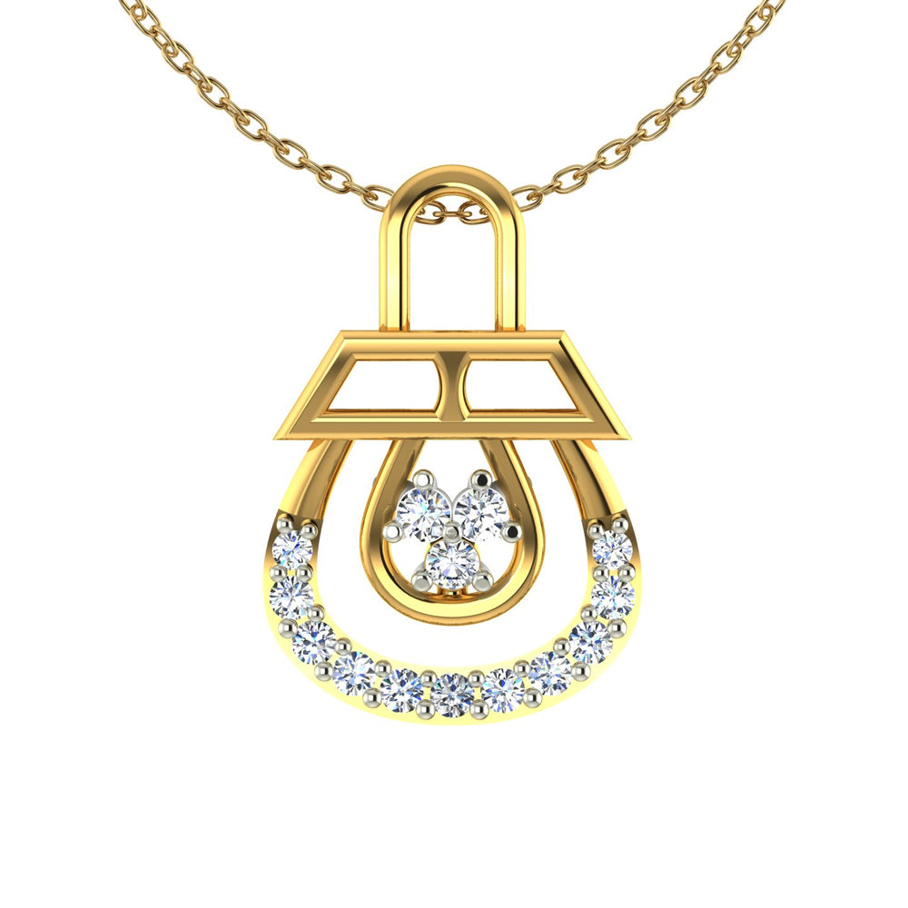 The Imperial Padlock Diamond Pendant