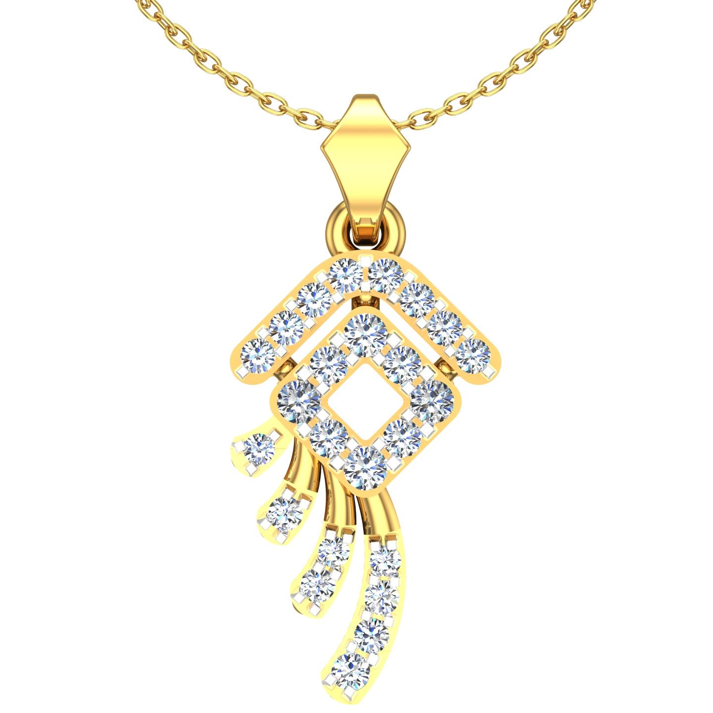 The Imperial Rhombus Cascade Pendant