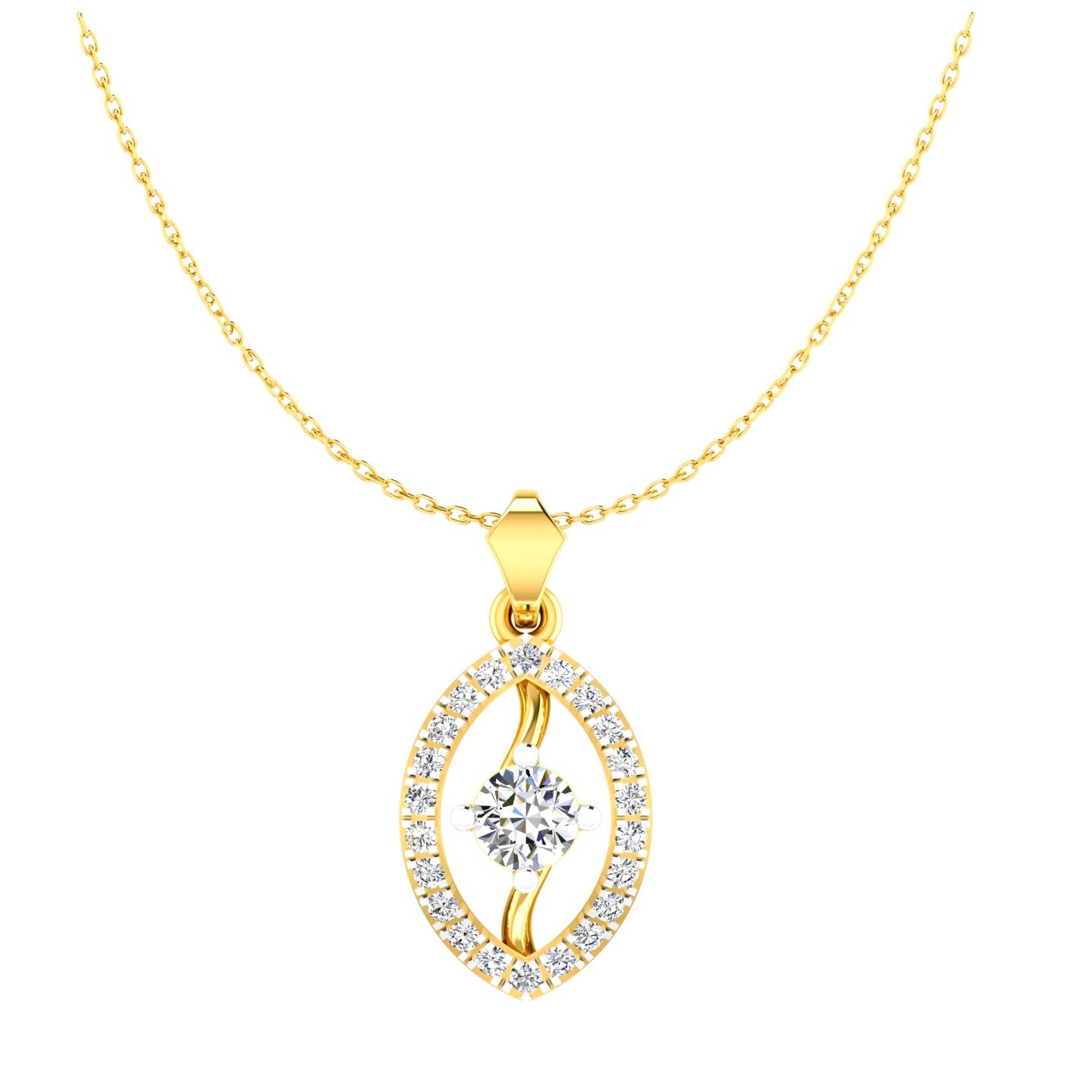 The Infinite Wave Halo Pendant