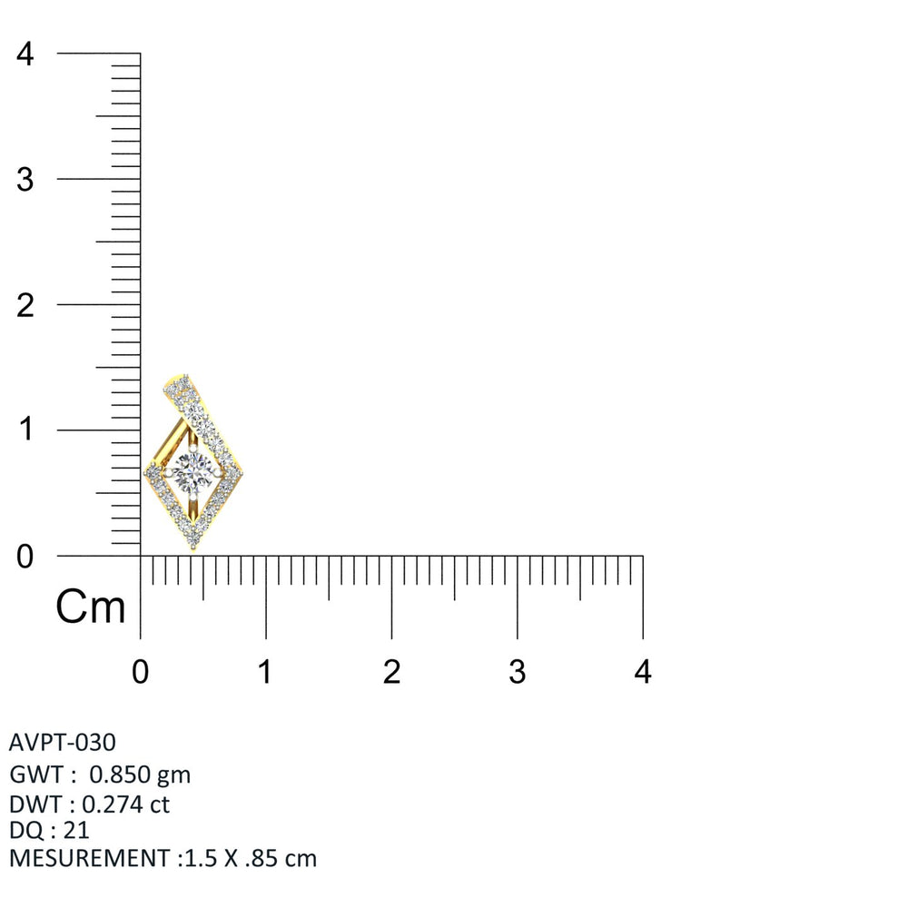 The Imperial Kite Diamond Pendant