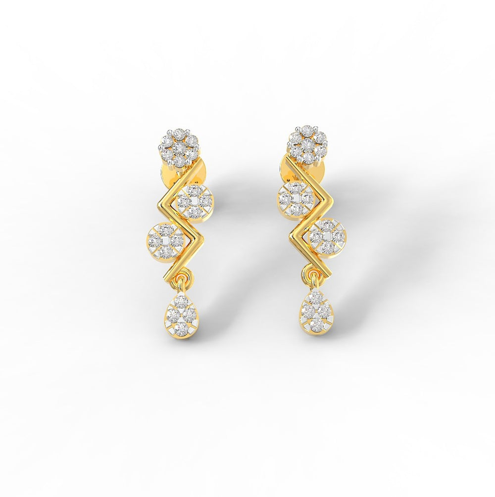 Zigzag Spark Diamond Tops