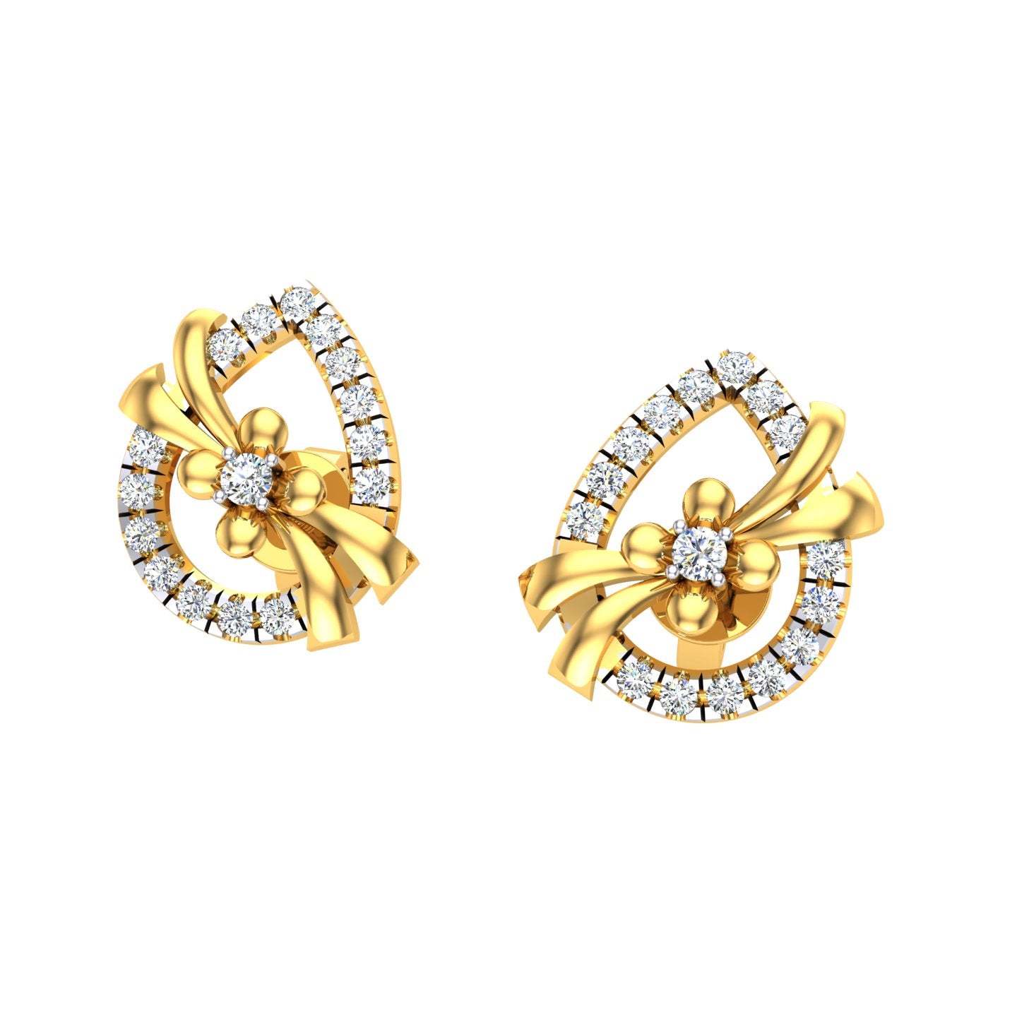 Ribbon Bloom Diamond Tops