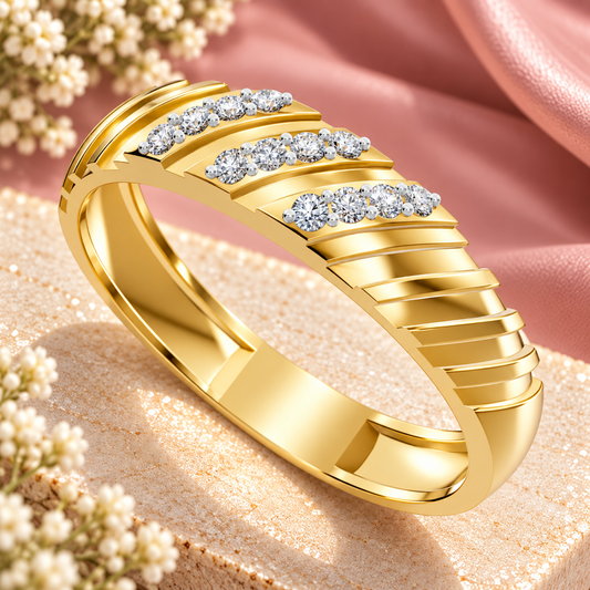 Trinity Crest Diamond Ring