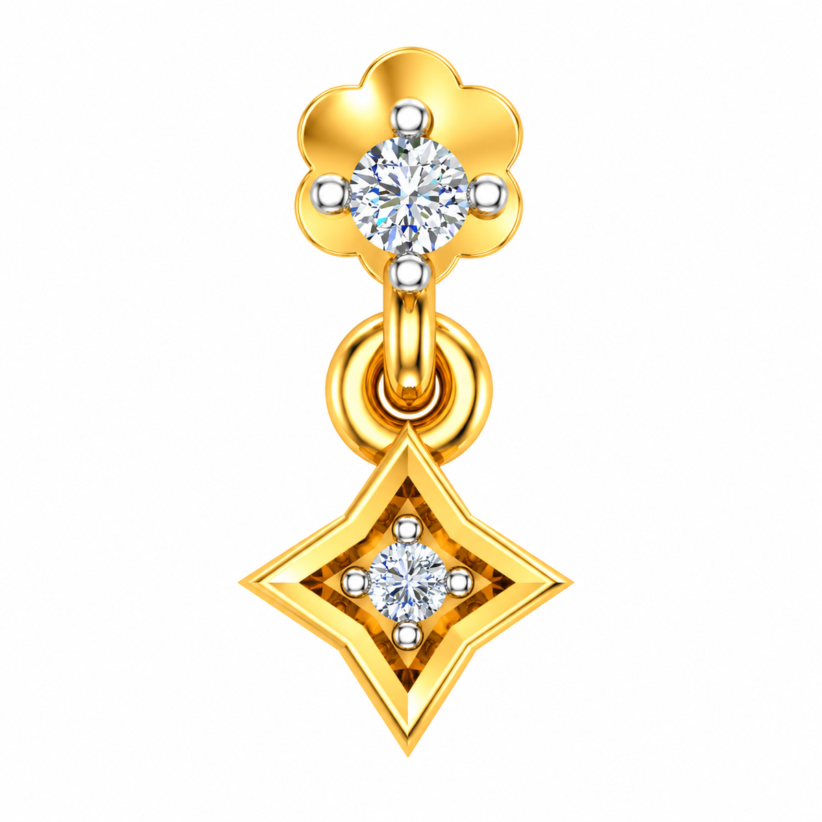 Celestia Drop Diamond Nose Screw