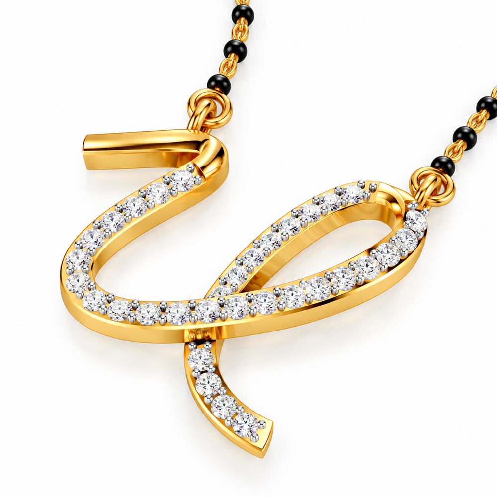 Signature Loop Diamond Mangalsutra