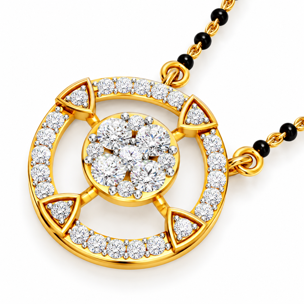 Celestial Chakra Diamond Mangalsutra