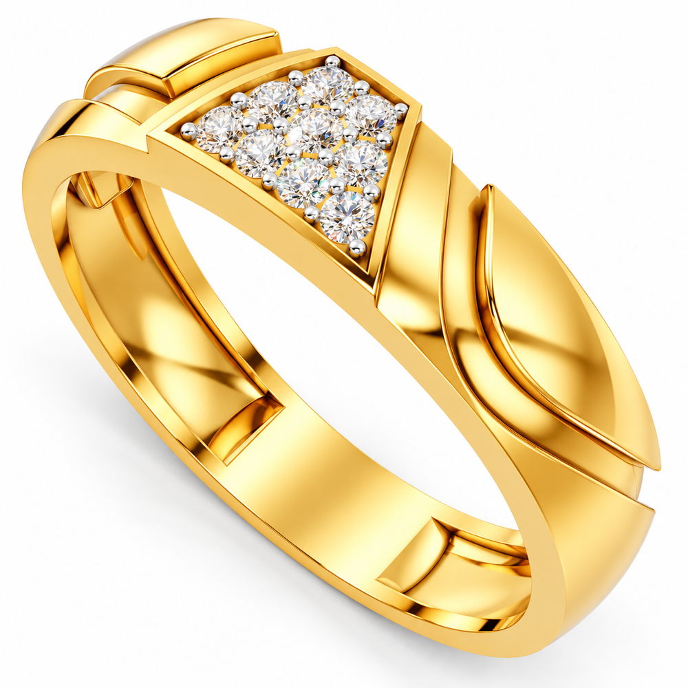 Apex Crest Diamond Ring