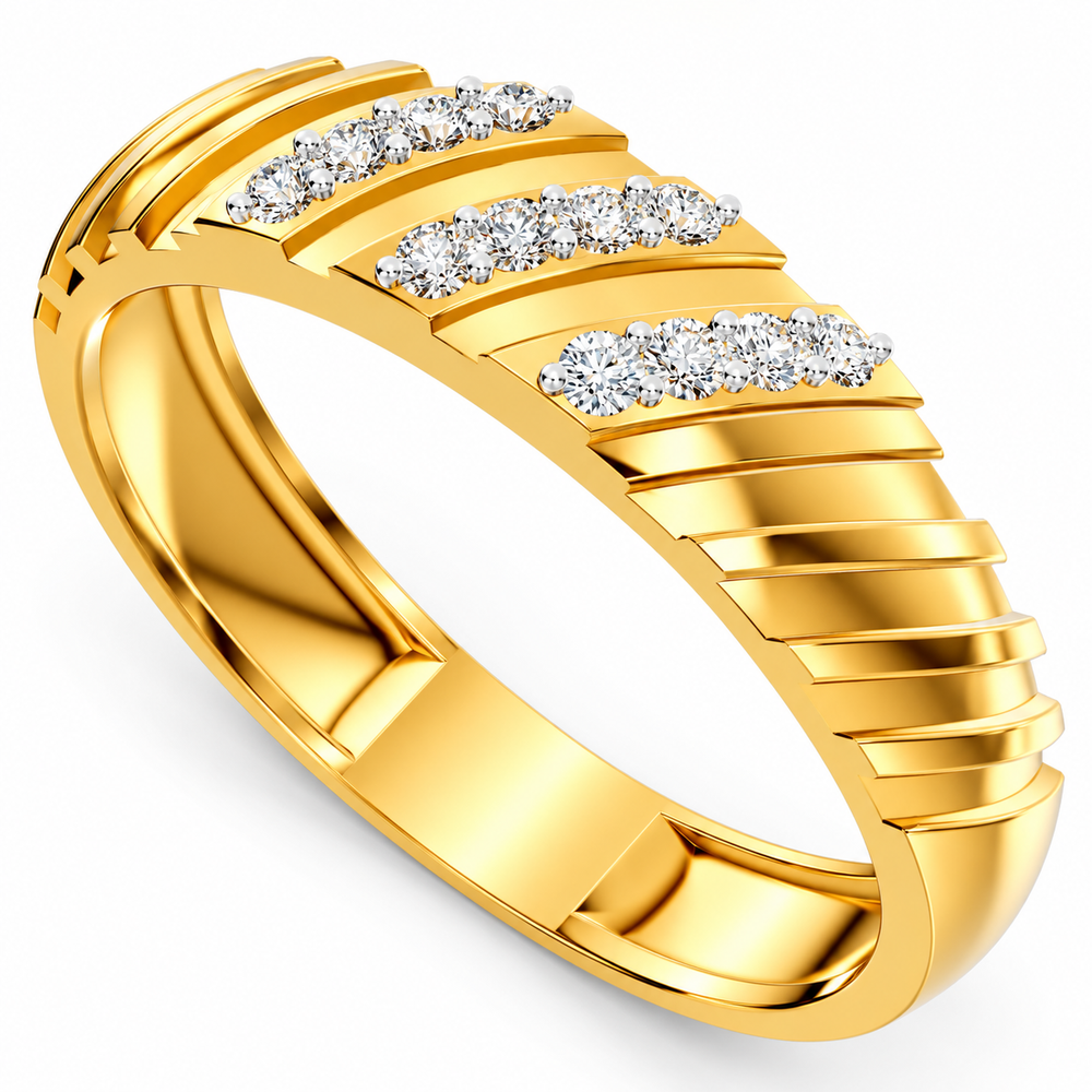 Trinity Crest Diamond Ring