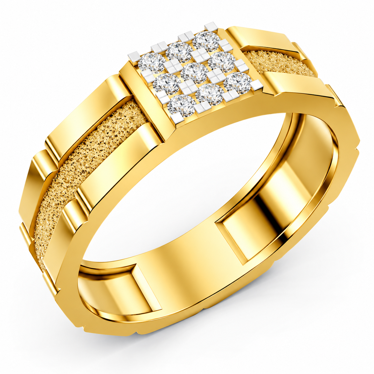Quadra Spark Diamond Ring