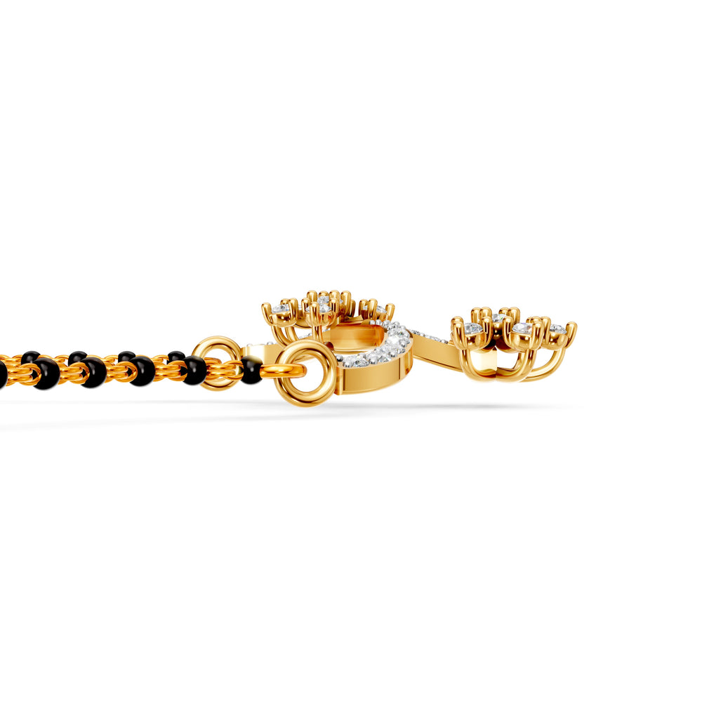 Blossom Cascade Diamond Mangalsutra