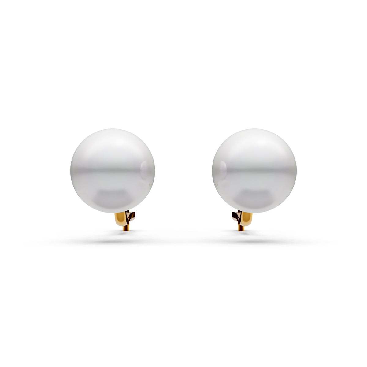 Pearl Leaf Diamond Drop Earrings