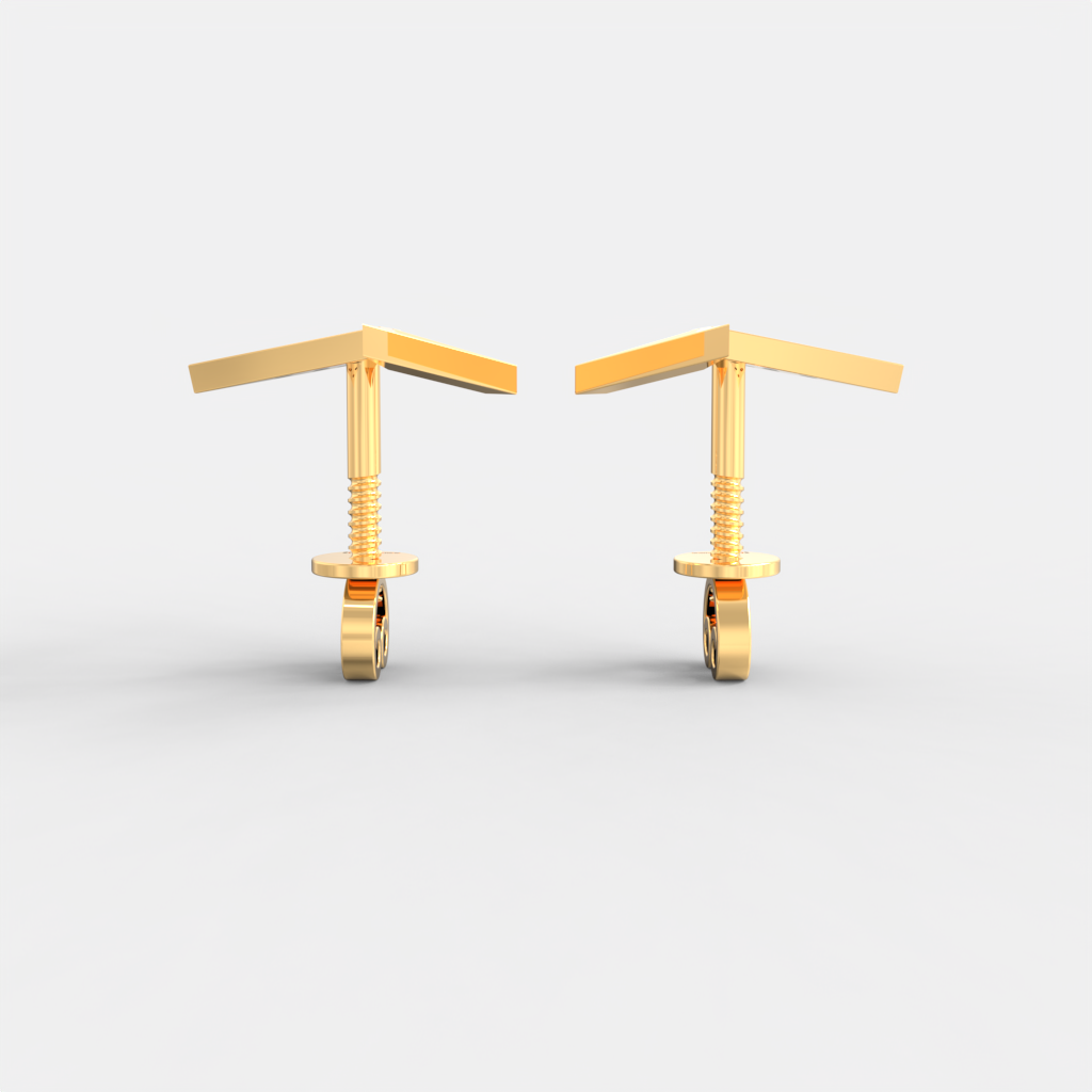Twin Apex Diamond Studs