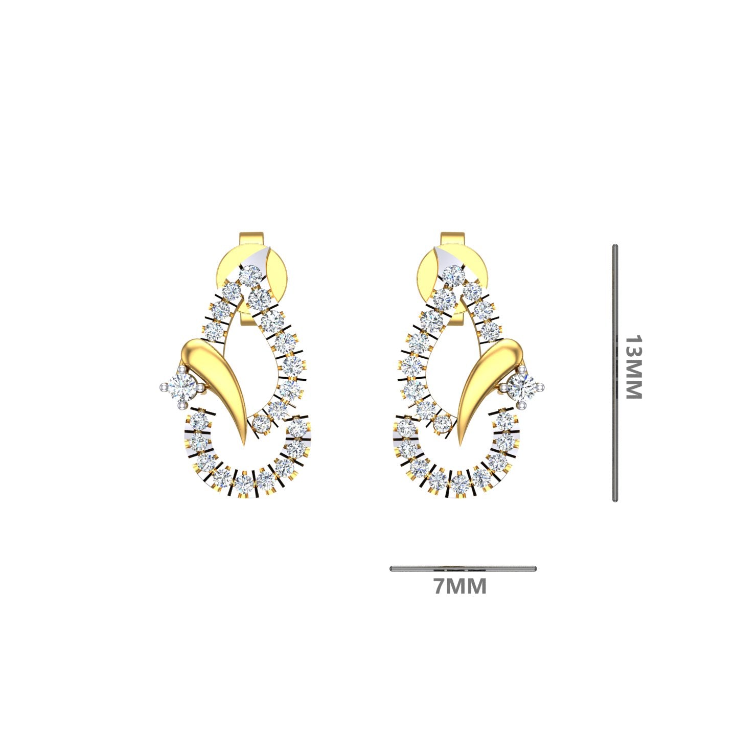 Feather Flame Diamond Tops