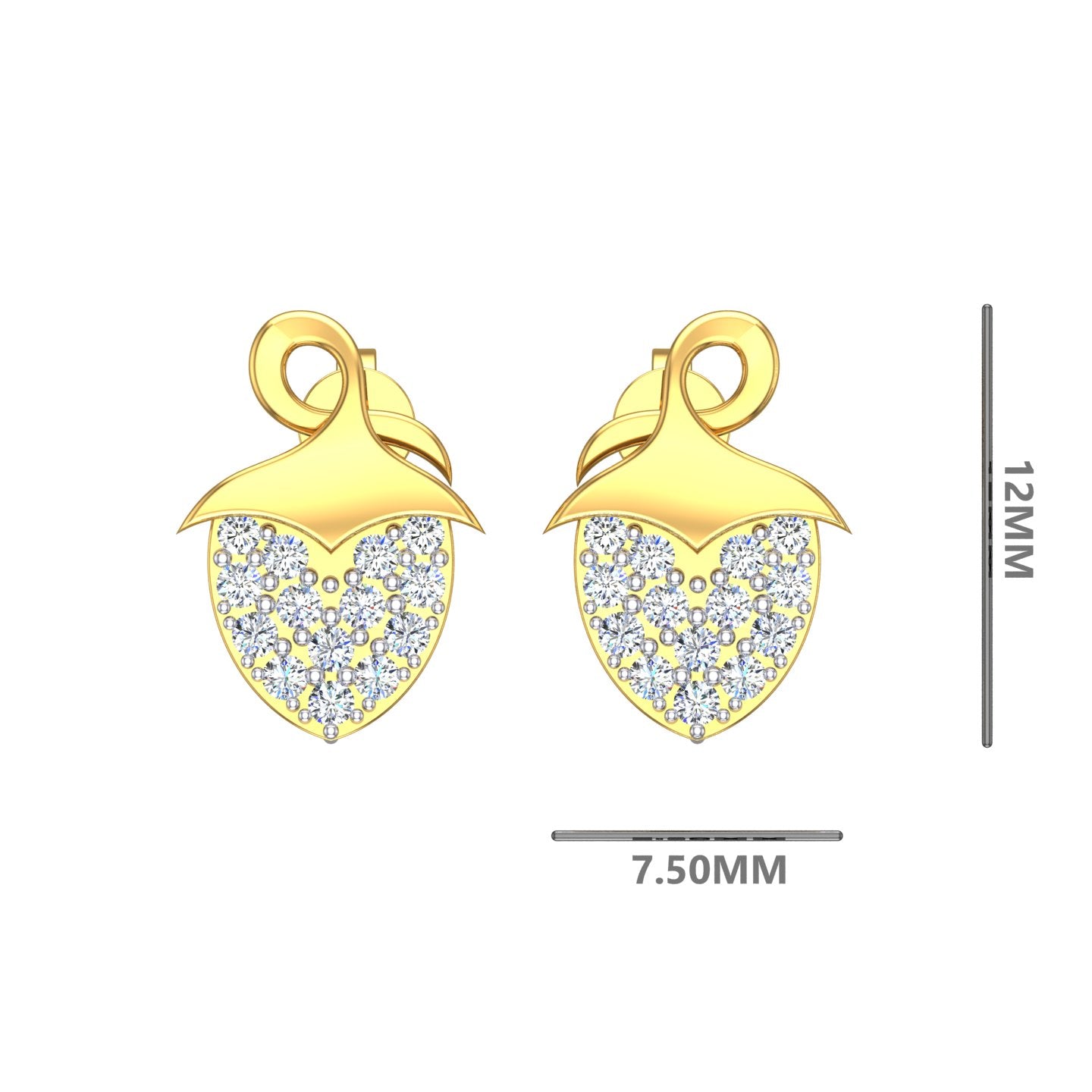 Royal Acorn Diamond Tops