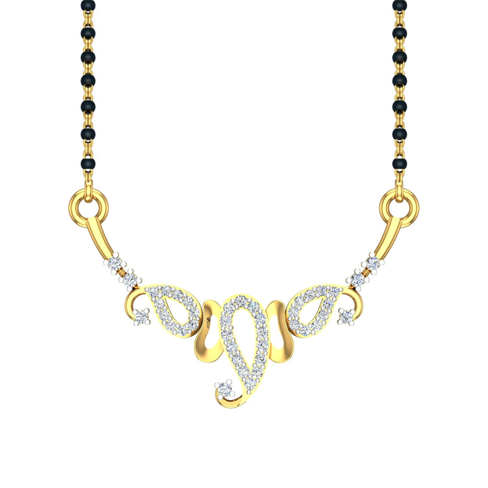 Diamond Vine Mangalsutra
