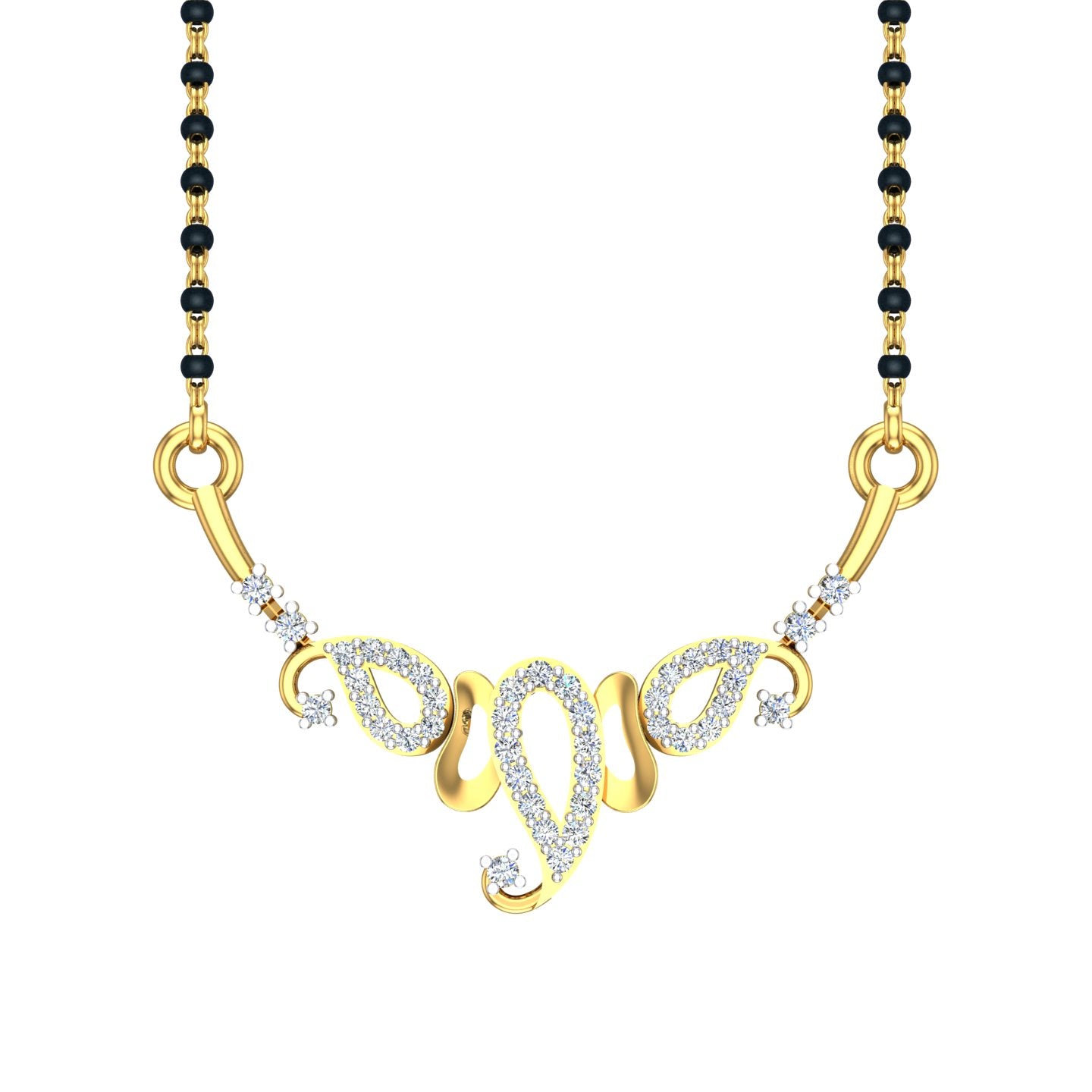 Diamond Vine Mangalsutra