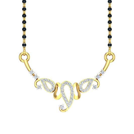 Diamond Vine Mangalsutra