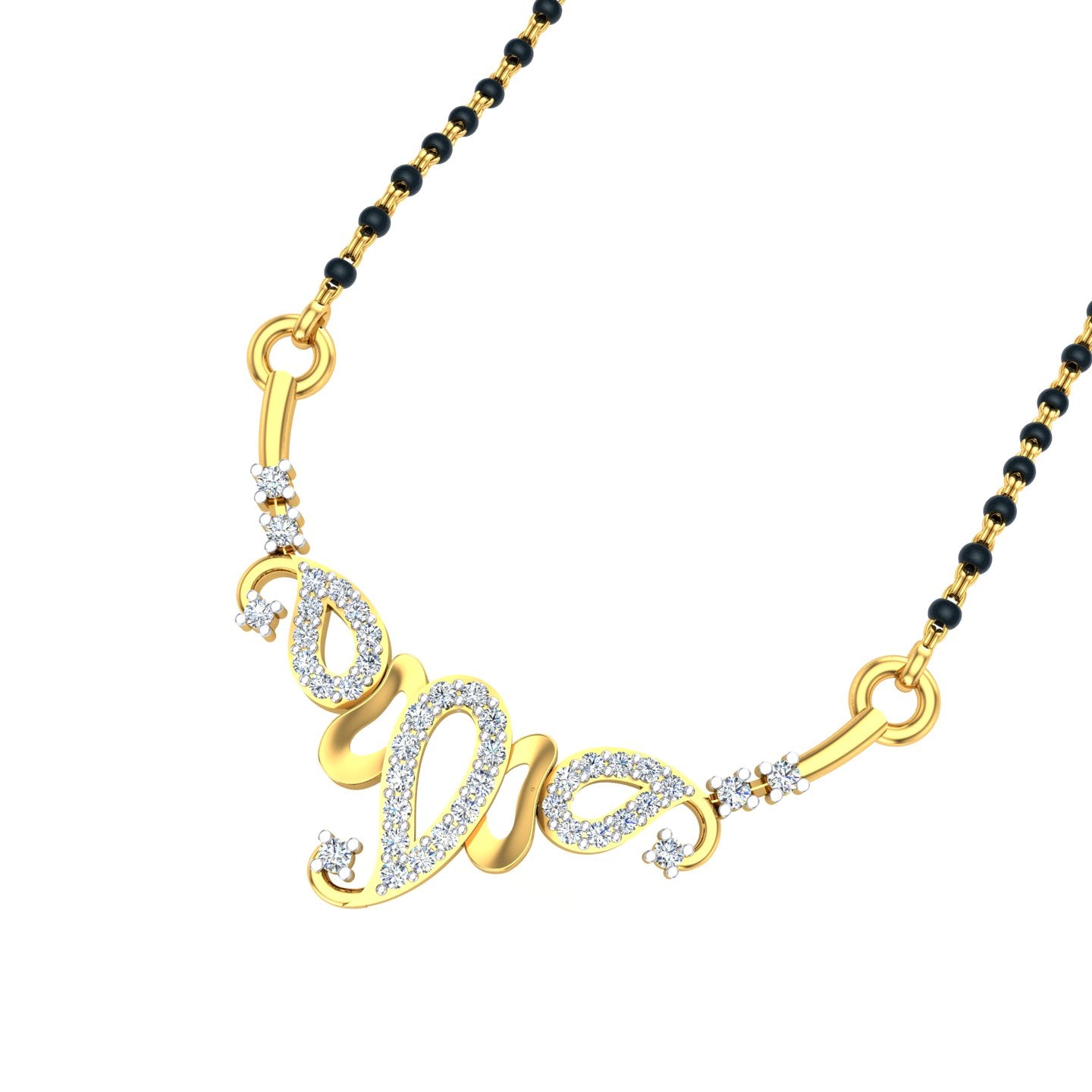 Diamond Vine Mangalsutra