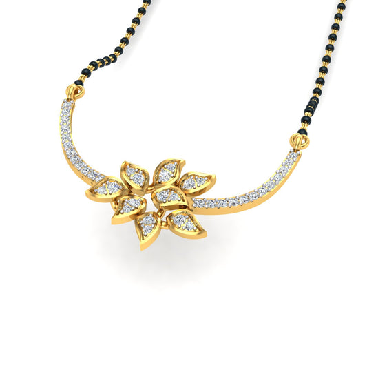 Floral Radiance Mangalsutra