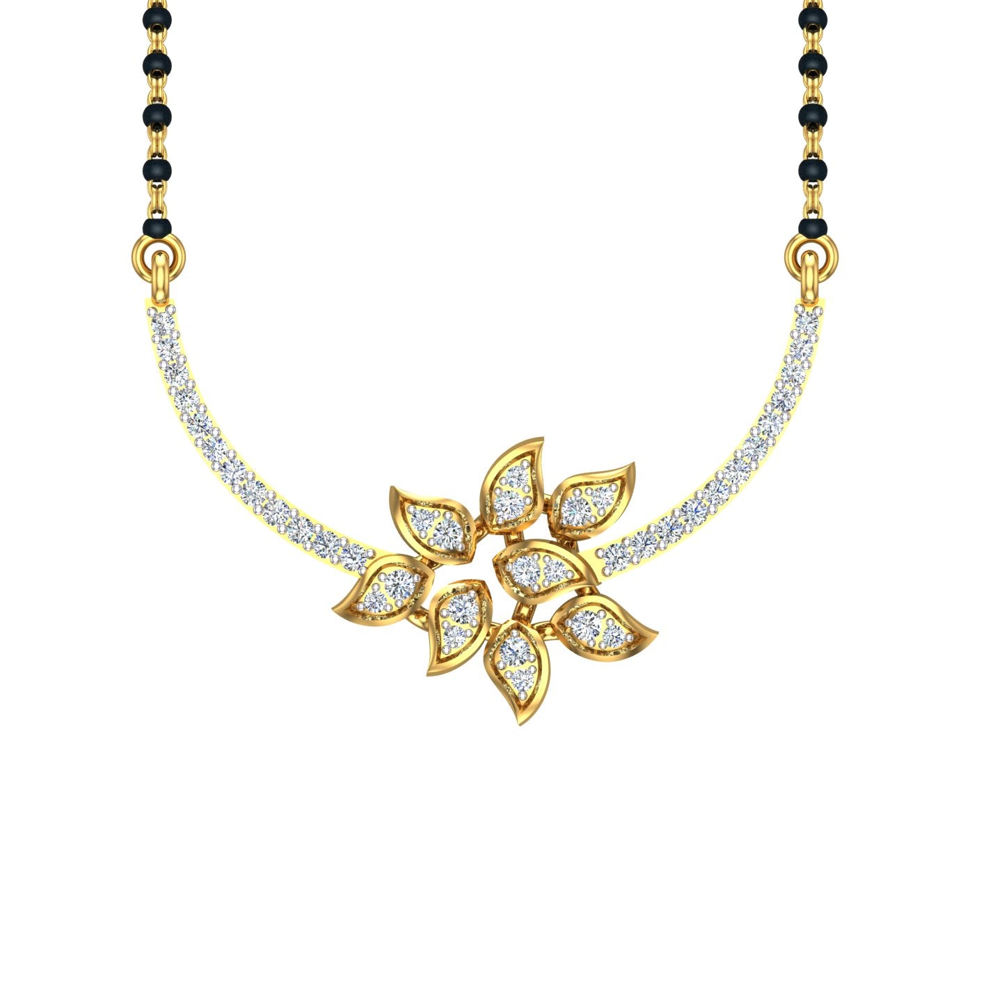 Floral Radiance Mangalsutra