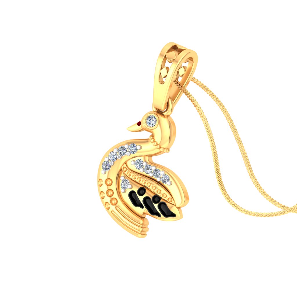 Royal Swan Sparkle Pendant