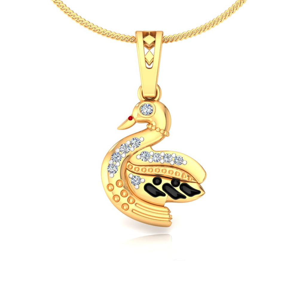 Royal Swan Sparkle Pendant
